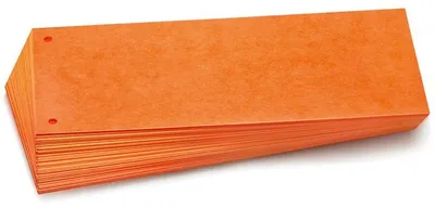 Produktbild von Herlitz Trennstreifen orange 100er