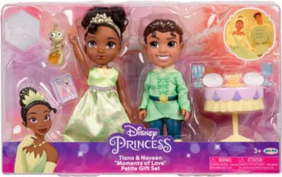 Obrázek produktu pro Jakks Pacific Disney Naveen Tiana a žabák Panenka 15 cm růžová Růžová Jedna velikost