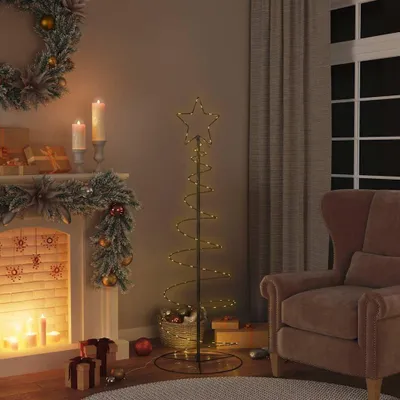Produktbild von vidaXL LED Weihnachtsbaum 100 LEDs Warmweiß 150 cm