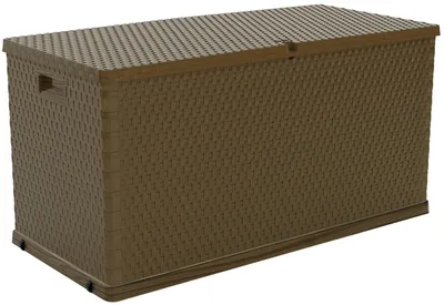 Immagine prodotto di Baule cassapanca multiuso Garden Rattan resina 120x57x63 cm