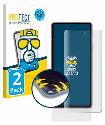 Produktbild von 2x BROTECT Fullscreen Schutzfolie für Google Pixel 7a Displayschutz Folie Fullcover Matt Entspiegelungsfolie