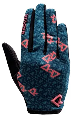 Produktbild von Radvik - Damen Rundum bedruckt - Handschuhe "Myte" IG3726 (S) (Flaschengrün/Fluoreszenz Pfirsichfarbe/Schwarz)