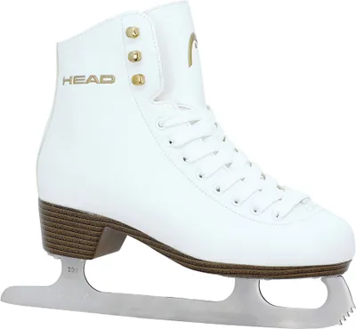 Zdjęcie produktu dla Łyżwy figurowe HEAD Donna, rozmiar 36, damskie łyżwy, biała skóra, dziewczęce i damskie, ciepło podszyte, do rekreacji i hobby