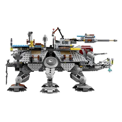 A LEGO Star Wars AT-TE walker.