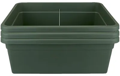 Produktbild von 3X Elho Green Basics Beweglicher Garten - Gemüsegarten - Übertopf - Laubgrün - Draußen - L 76.7 x W 57.9 x H 29 cm