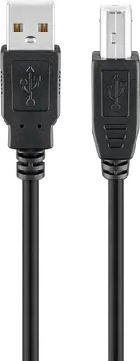 Obrázok produktu pre Goobay 68900 USB kábel USB 2.0 1,8 m USB A USB B čierny