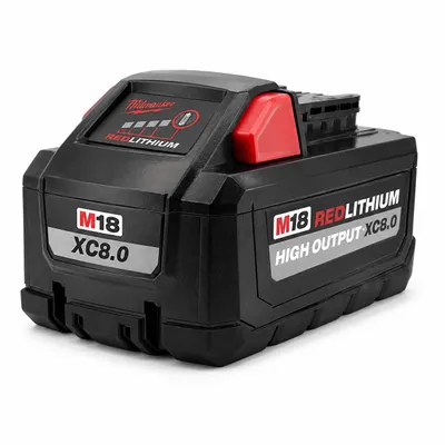 Obrázok produktu pre Milwaukee M18 HB8 – Originálna batéria 18V 8,0Ah – Vysokovýkonná batéria REDLITHIUM – 4932471070, Obrázok generovaný UI