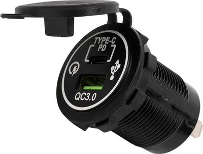 Produktbild von Modifiziertes Autoladegerät TPYE C+QC3.0 Schnellladung, Dual-Port-Ausgang, Hochstrom, Vollprotokoll