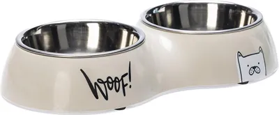 Obrázek produktu pro Doubl Dog Bowl Karlie Elize 2X220Ml Gray