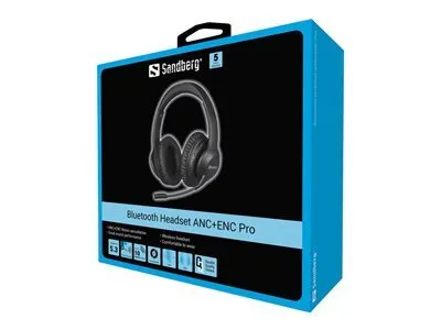 Zdjęcie produktu dla Sandberg 126-45, Bezprzewodowy, Muzyka/dzień powszedni, 20 - 20000 Hz, 200 g, Zestaw słuchawkowy, Czarny