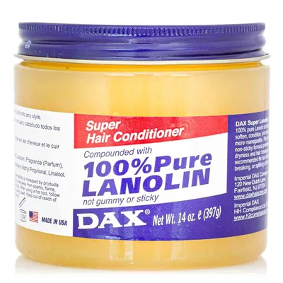 Produktbild von Dax Super Hair Conditioner 100% Pure Lanolin 14oz - 397g