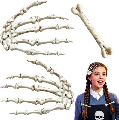 Productafbeelding van Gothische haarspelden met skelethanden