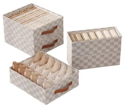 Imagen del producto de Organizador plegable para ropa interior con 20 compartimentos