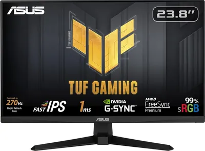 Produktbild von ASUS TUF Gaming VG249QM1A, 60,5 cm (23.8"), 1920 x 1080 Pixel, Full HD, 1 ms, Schwarz