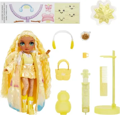 Produktbild von Rainbow High Winter Wonderland Doll - Sunny (Yellow)