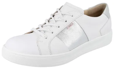 Obrázok produktu pre Pánska obuv Finn Comfort Malita 2793-903094, hladká koža, biela so striebornými detailmi, vymeniteľná stielka 39