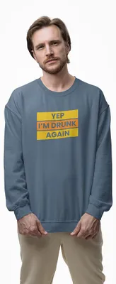 Produktbild von D&B Design Uni Pullover SWST00024 Drunk IndigoBlau-Größe XL