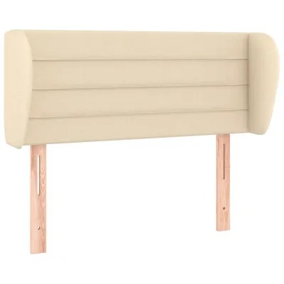 Produktbild von vidaXL Kopfteil mit Ohren Creme 93x23x78/88 cm Stoff