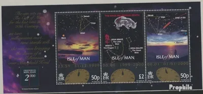 Produktbild von Briefmarken GB - Isle of Man 1999 Mi Block38 (kompl.Ausg.) postfrisch Eintritt in das Jahr 2000