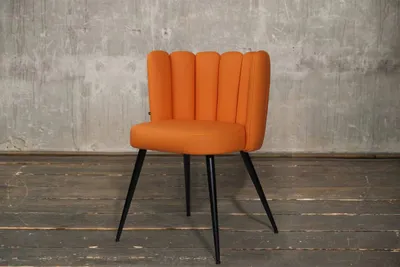 Produktbild von KAWOLA Stuhl JADA Esszimmerstuhl Kunstleder orange