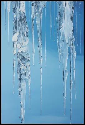 Immagine prodotto di Poster 67,5x100cm Crystal Icicles