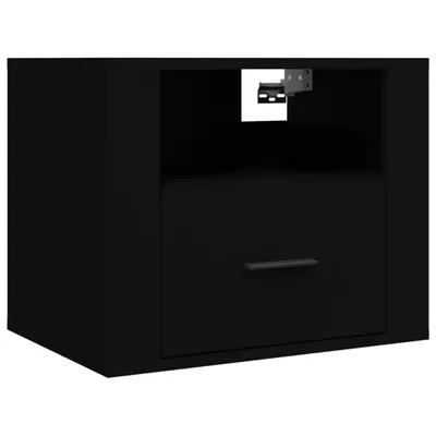 Produktbild von Wand-Nachttisch Schwarz 50x36x40 cm