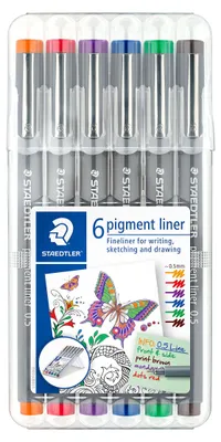 Immagine prodotto di confezione da 6 Liner a pigmento