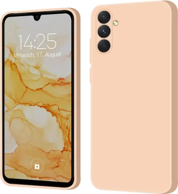 Produktbild von Hülle für Samsung Galaxy A55 5G Case Cover Bumper Silikon Softgrip Schutzhülle Farbe: Rosa