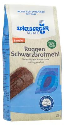 Produktbild von Roggen Schwarzbrotmehl demeter 750g