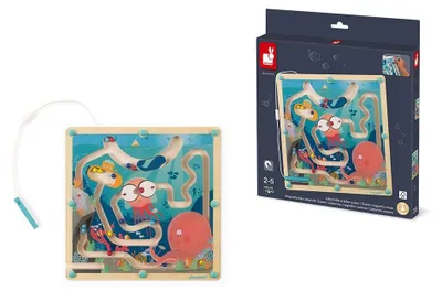 Obrázek produktu pro Hra Janod Dexterity Game Magnetické bludiště Ocean