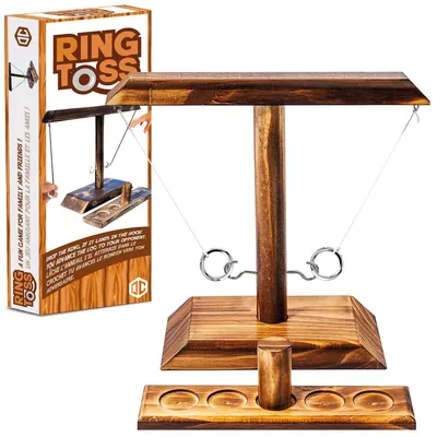 Productafbeelding van Houten Ring Toss Spel voor Volwassenen