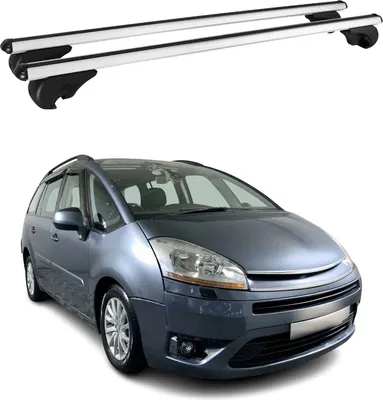 Image de Barres de toit Transversales pour Citroen C4 Grand Picasso 2006-2013 Alu Argent