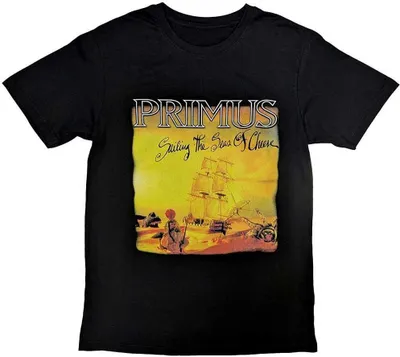 Produktbild von Primus - "Sailing The Seas Of Cheese" T-Shirt für Herren/Damen Uni RO10370 (L) (Schwarz)