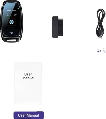 Obrázek produktu pro Inteligentní klíč, univerzální kompatibilita, vylepšené zabezpečení, černá barva