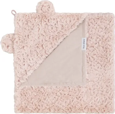 Produktbild von Baby's Only Einschlagdecke Snow - mit Ohren - Alt Rosa - 75x75 cm