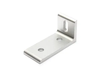 Produktbild von Winkel, 4080 - 002 Aluminium, eloxiert, I-Typ Nut 8, VPE 10 Stück