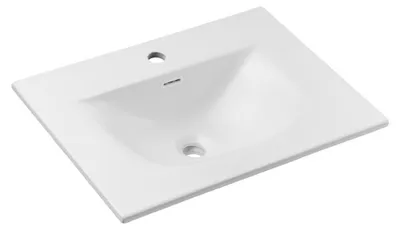 Productafbeelding van Wastafel VELOA 60 cm in mat wit keramiek