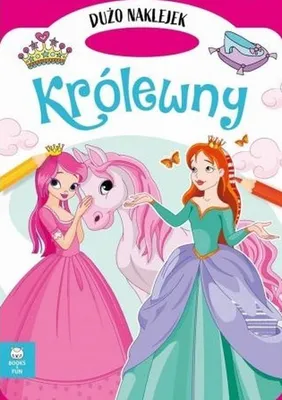 Immagine prodotto di Kolorowanka dla dzieci Królewny z podwójnymi naklejkami