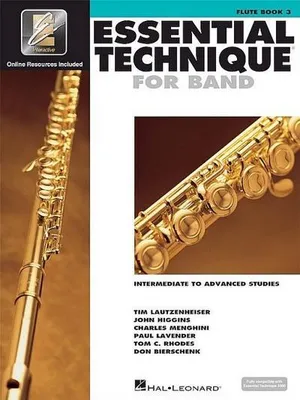 Obrázek produktu pro Essential Technique for Band with Eei Flute Sheet Music Method Book for Intermediate to Advanced P