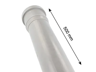 Produktbild von HT-Abflussrohr mit Dichtring, DN 50 x 500 mm