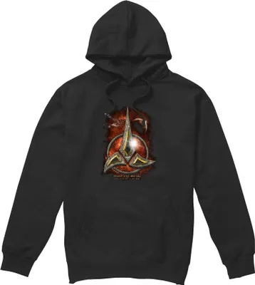 Produktbild von Star Trek - "Klingon" Kapuzenpullover für Herren TV7423 (M) (Schwarz)