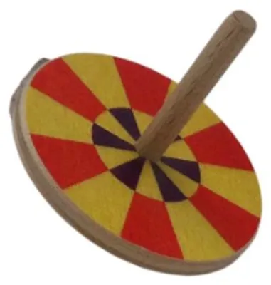 Produktbild von Kreisel "Fantasie" (Klein) Klassischer Drehkreisel aus Holz | Kleines Holzspielzeug für Kinder