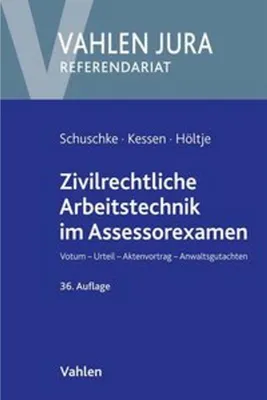Immagine prodotto di Zivilrechtliche Arbeitstechnik im Assessorexamen