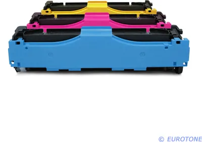 Produktbild von 3x Eurotone Toner Alternative für Canon 718C 2661B002 Blau Cyan / 718M 2660B002 Rot Magenta / 718Y 2659B002 Gelb Yellow