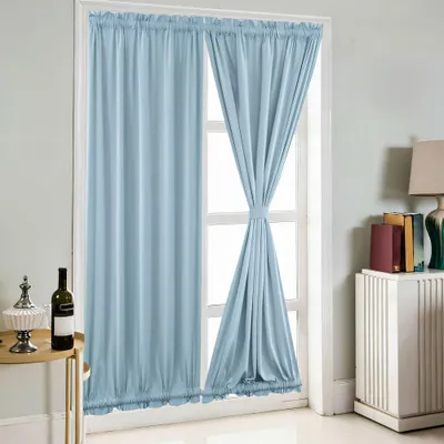 Verdunkelungsvorhang 64x183 cm, Polyester, wärmeisolierend, knitterfrei