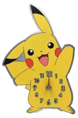 Produktbild von Pokémon Pika 3D Metall Wanduhr 27 cm
