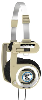 Productafbeelding van Koss Porta Pro Limited Edition Rhythm, beige hoofdtelefoon met microfoon en volumeregeling