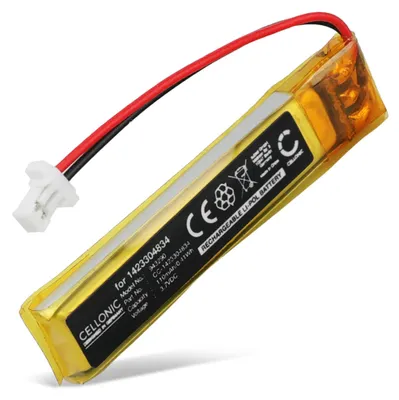 Image de CELLONIC 1x Batterie pour Télécommande Compatible avec Logitech Spotlight Presentation Remote, 1423304834 - (110mAh, 3.7V)