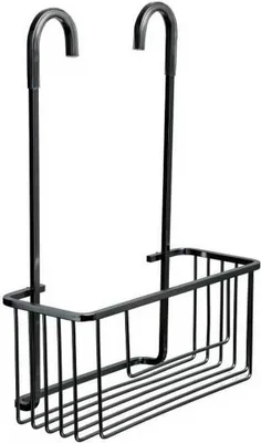 Produktbild von Schwarzes hängendes Aluminium-Badewannen-/Duschregal