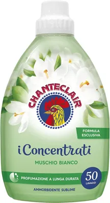 Produktbild von 6x CHANTECLAIR i Concentrati Ammorbidente Sublime Muschio Bianco weiße Moschus Weichspüler 1000ml lang anhaltender Duft 50 Wäschen Waschmittel